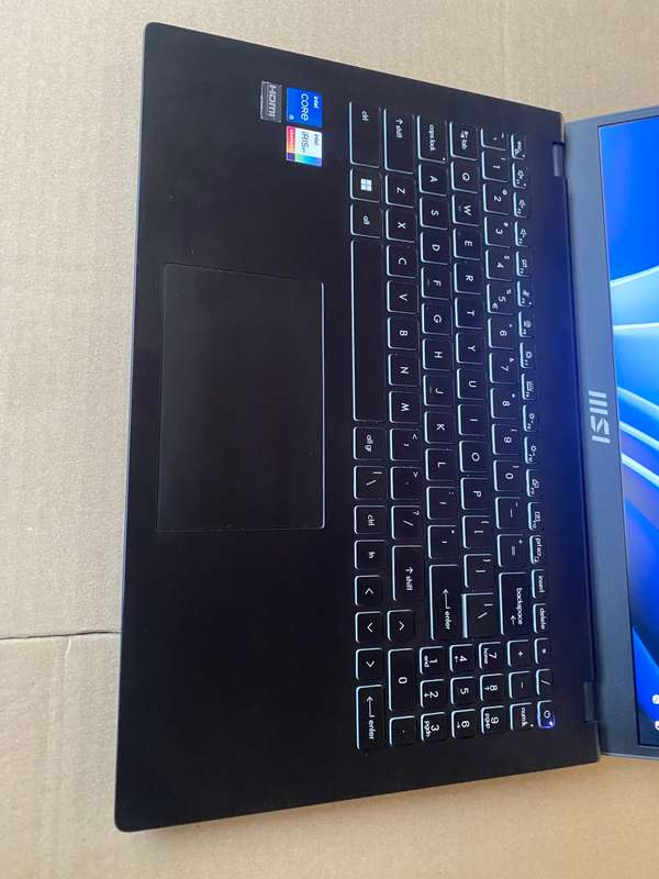 **BARGAIN BUY** MSI MODERN 15 LATEST 12th GEN i5, 8GB RAM, 512GB SSD -WORTH R15k -GRAB IT@R7999!!!!!